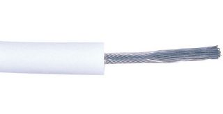 BELDEN 83007 009100 Cable, Conexión, Alta Temp., PTFE (Politetrafluoroetileno), Blanco, 20 AWG, 19 x 32AWG, 100 ft