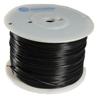 ALPHA WIRE 1555 BK001 Wire, Hook Up MIL-W-76B Type MW, PVC, Black, 18 AWG, 16 x 30AWG, 1000 ft