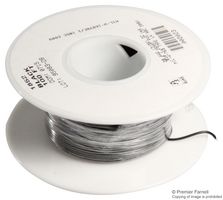 ALPHA WIRE 1852 BK005 Wire, Hook Up MIL-W-16878E/1, PVC, Black, 28 AWG, 7 x 36AWG, 100 ft