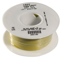 ALPHA WIRE 1855 YL005 Wire, Hook Up MIL-W-16878E/1, PVC, Yellow, 22 AWG, 7 x 30AWG, 100 ft