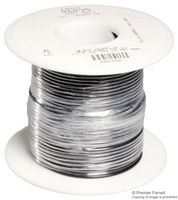 ALPHA WIRE 1856 BK005 Wire, Hook Up MIL-W-16878E/1, PVC, Black, 20 AWG, 7 x 28AWG, 100 ft