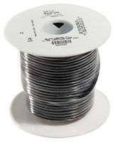 ALPHA WIRE 3073 BK005 Cable, Conexión, UL1015, PVC (Policloruro de Vinilo), Negro, 20 AWG, 10 x 30AWG, 100 ft