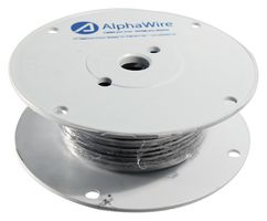 ALPHA WIRE 3079 BK005 Cable, Conexión, UL1015, PVC (Policloruro de Vinilo), Negro, 14 AWG, 41 x 30AWG, 100 ft