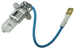 CEC INDUSTRIES H3-55W Lamp, Halogen, 12 V, 55 W, 41.9 mm, PK22s, 10 mm