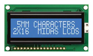 MIDAS DISPLAYS MC21605H6WK-BNMLW-V2