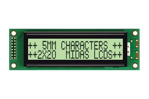 MIDAS DISPLAYS MC22005A6W-GPTLY-V2