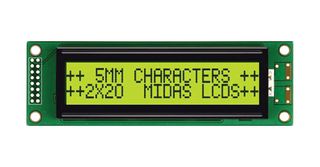 MIDAS DISPLAYS MC22005A6WK-SPTLY-V2