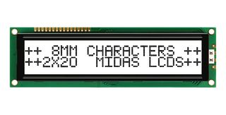 MIDAS DISPLAYS MC22008B6W-FPTLW-V2