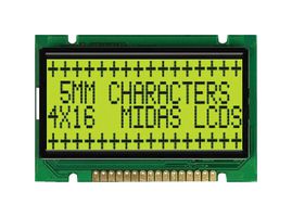 MIDAS DISPLAYS MC41605B6W-SPTLY-V2