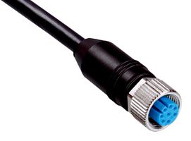 SICK DOL-1SS2G2M5E15KM3 Cable de Sensor, Receptáculo M12, Extremo Libre, 7 Posiciones, 2.5 m, 8.2ft