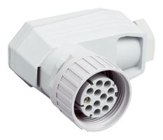 SICK DOS-0612W000GA3KM0 Sensor Connector, M26, Female, 12 Positions, Crimp Socket, Right Angle Cable Mount