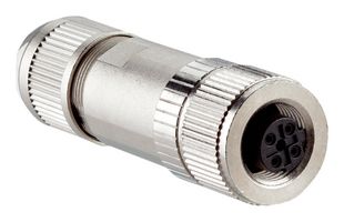 SICK DOS-1204-GE Conector de Sensor, M12, Hembra, 4 Posiciones, Socket IDC / IDT, Montaje en Cable Recto