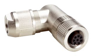 SICK DOS-1208-WA Conector de Sensor, M12, Hembra, 8 Posiciones, Socket de Tornillo, Montaje Cable Ángulo Recto
