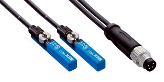 SICK MZT7-03VPS-KRTS13 Cylinder Sensor, T-Type, PNP-NO, 10mm, Cable with 4 Pin M8 Connector, 10 to 30 VDC
