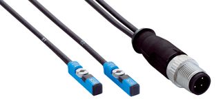 SICK MZT8-03VPS-KQTS13 Cylinder Sensor, T-Type, 3mm, PNP-NO, Cable with 4 Pin M12, 10 to 30VDC, IP68