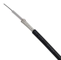 MULTICOMP PRO MP014009 Cable Coaxial, RG223, Cobre Chapado en Plata, 5.4 mm, 50 ohm, Negro