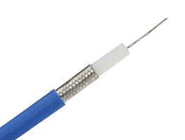 MULTICOMP PRO MP014011 Cable Coaxial, RG402, Cobre Chapado en Plata, 4.3 mm, 50 ohm, Azul