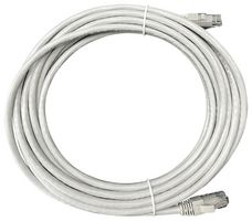 AMPHENOL COMMUNICATIONS SOLUTIONS RJE1Y13305152401 Ethernet Cable, 8P8C, Cat5e, RJ45 Plug to RJ45 Plug, UTP (Unshielded Twisted Pair), Gray, 305 mm