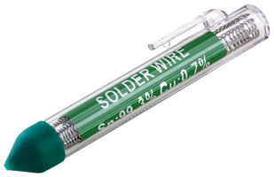 MULTICOMP PRO MP014018 Alambre de Soldadura, Sin Plomo,  99.3, 0.7 Sn, Cu, Temperatura de Fusión 227 °C, 0.04" Diá. 0.53 oz