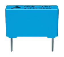 TDK B32524R3106M000 General Purpose Film Capacitor, Metallized PET Wound, Radial Box - 2 Pin, 10 µF, ± 20%, 160 V