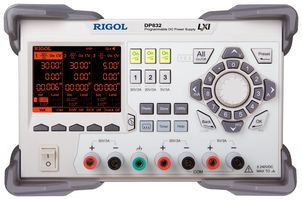 RIGOL DP832 Bench Power Supply, Programmable, 3 Output, 0 V, 30 V, 0 A, 3 A
