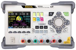 RIGOL DP832A Bench Power Supply, Programmable, 3 Output, 0 V, 30 V, 0 A, 3 A