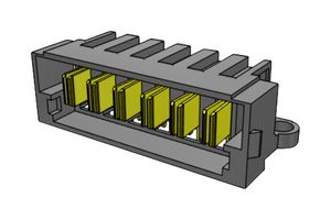 SAMTEC MPT-08-6.30-03-L-V Receptáculo PCB, Tarjeta-a-Tarjeta, 5 mm, 1 Líneas, 8 Contactos, Recto Agujero Pasante