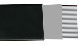 BELDEN 9L28309 010100 Ribbon Cable, Jacketed Flat, Shielded, 9 Conductor, 28 AWG, 100 ft, 30.48 m