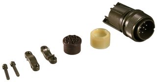 AMPHENOL INDUSTRIAL MS3106E18-1P Conector Circular, Serie MIL-DTL-5015, Serie MIL-DTL-5015, Macho Reca, 10 Contactos, Pin Soldable