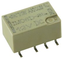AXICOM - TE CONNECTIVITY IM06DGR Relevador de Señal, 12 VDC, DPDT, 5 A, Serie IM, Montaje Superficial, Sin Enclavamiento