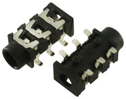 MULTICOMP PRO MJ4435-R Conector para Audio de Teléfono, 3 Contactos, Hembra, 3.5 mm, Montaje en PCB