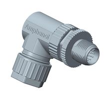 AMPHENOL LTW M12A-12BMMA-SR7001 Conector para Sensor, M Series, M12, Male, 12 Contactos, Soldable Macho