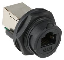 AMPHENOL LTW ROP-5SDFFH-TCU7001 Modular Connector, Odva, 1.5A, RJ45 Jack, 1 x 1 (Port), 8P8C, Cat5e, IP67, Panel Mount