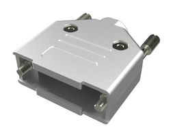 AMPHENOL COMMUNICATIONS SOLUTIONS 8655AZAT1A11KLF D Sub Backshell, DA, 180°, Metallised Plastic Body
