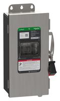 SQUARE D BY SCHNEIDER ELECTRIC VHU361DSGL Desconector de Interruptor, Sin Fusible, 3PST-NA, 3 polos, 600 V, 30 A, NEMA 4X