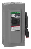 SQUARE D BY SCHNEIDER ELECTRIC VHU362 Switch Disconnector, Non Fusible, 3PST-NO, 3 Pole, 600 V, 60 A, NEMA 1, Surface Mount