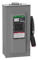SQUARE D BY SCHNEIDER ELECTRIC VH362RB Desconector de Interruptor, Fusible, 3PST-NA, 3 polos, 600 V, 60 A, NEMA 3R, Montaje Superficial