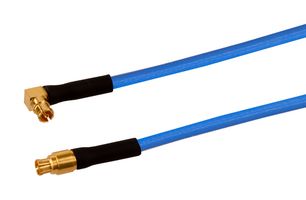 JOHNSON - CINCH CONNECTIVITY 415-0534-024 Cable RF / Coaxial ensamblado, 24 ", 610 mm, 0.047" Flexible, SMPM Hembra, Jack SMPM Ángulo Recto