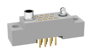 AIRBORN RM322-047-211-2900 Rectangular Connector, Airborn RM Series, 47 Contacts, Receptacle, 1.91 mm, Through Hole, 3 Row