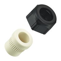 HARTING 09000005059 Conector Glándula, Serie Han-Compact, Termoplástico, Black, 11.5 mm, 15.5 mm