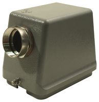 HARTING 09300480540 Heavy Duty Connector, Entrada Lateral PG29, 2 Clavijas, Alto Perfil, Capucha, Entrada Lateral