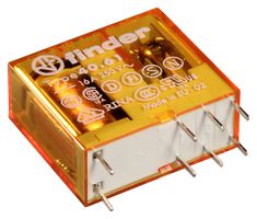 40.61.8.240.0000 - Relevador de Potencia, SPDT, 240 VAC, 16 A, Serie 40, Agujero Pasante, CA