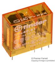 40.61.8.240.0000 - Relevador de Potencia, SPDT, 240 VAC, 16 A, Serie 40, Agujero Pasante, CA
