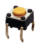 ARATAS (FORMERLY OMRON COMPONENTS) B3F-1062 Tactile Switch, B3D Series, Top Actuated, Through Hole, Round Button, 180 gf, 50mA at 24VDC