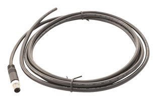 AMPHENOL LTW 8A-04AMMM-SL7A02 Cable de Sensor, M8 Macho, Extremo Libre, 4 Contactos, 2 m, 6.6 ft, Serie M