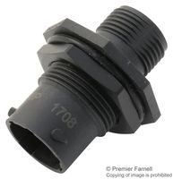 AMPHENOL LTW M12A-04PFFS-SH8001 Conector para Sensor, Serie M, M12, Female, 4 Contactos, Soldable Hembra, Montaje en Panel Recto