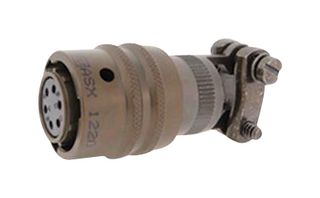 AMPHENOL INDUSTRIAL PT06SE-14-18P(SR) Circular Connector, PT Series, MIL-DTL-26482 Series I, Straight Plug, 18 Contacts, Crimp Pin