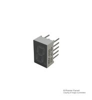BROADCOM HDSP-U101 7 Segment LED Display, Red, 20 mA, 1.8 V, 3.6 mcd, 1, 8 mm