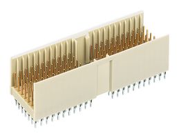 HARTING 17011542204 Connector, har-bus HM Series, 154 Contacts, 2 mm, Plug, Press Fit, 7 Rows