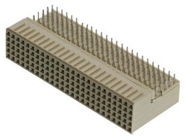 AMPHENOL COMMUNICATIONS SOLUTIONS HM2R02PA5100N9LF Connector, FCI Millipacs Series, 125 Contacts, 2 mm, Receptacle, Press Fit, 5 Rows